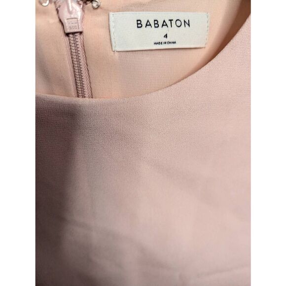 Aritzia Babaton Patricio soft pink mini dress size 4 - Picture 6 of 7